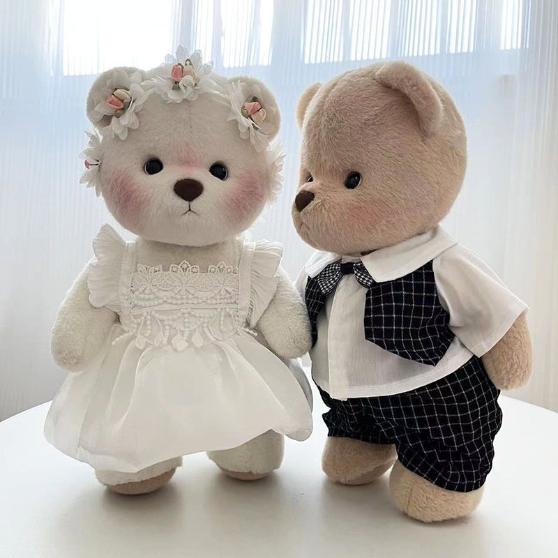 귀여운 곰인형 신혼부부 결혼선물 웨딩 커플 집들이 장식