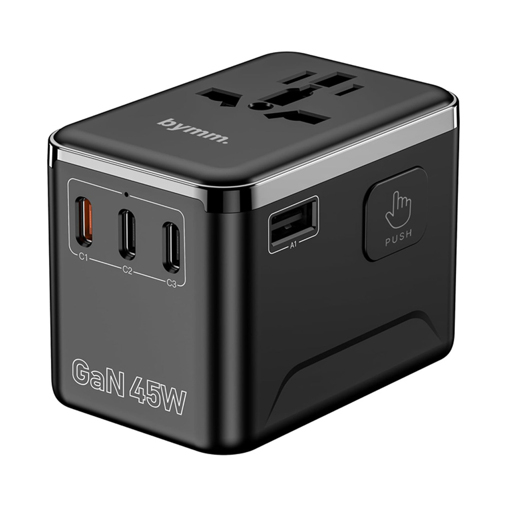 바이미니멀 여행용 멀티어댑터 초고속 해외여행 돼지코