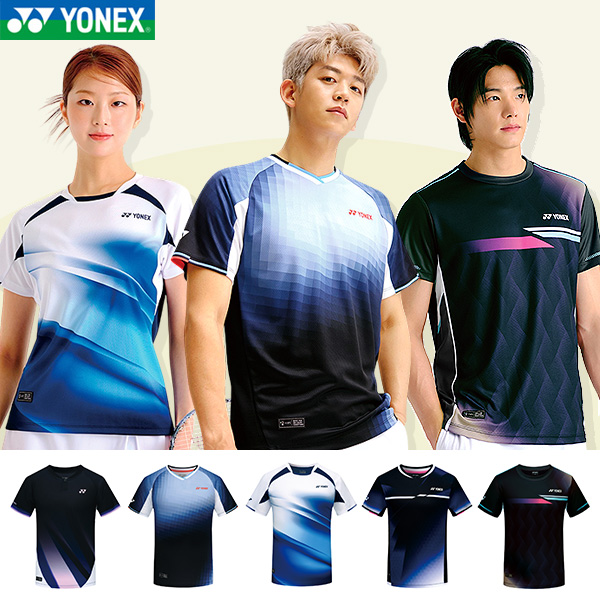 요넥스 티셔츠 남성 여성 반팔 253TS017M 2025 FW - 상품 이미지