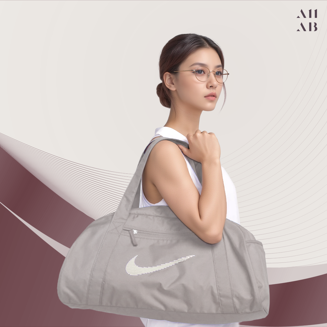 [국내매장판] 나이키 짐 클럽 더플백 헬스 운동 여행용 트레이닝 망치 가방 24L, 칼리지그레이