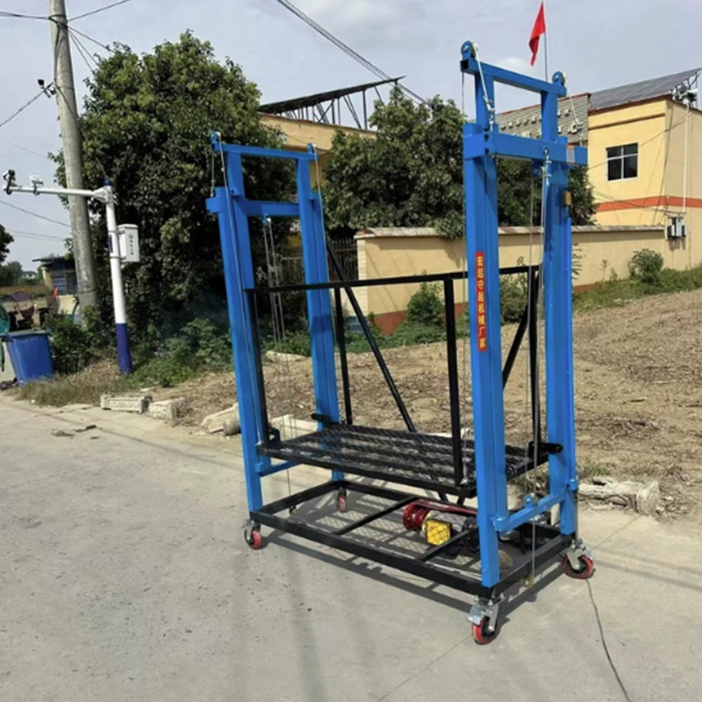 고소 작업대 리프트 작업 모터 2m 대차 화물승강기 상승 3.5m 1000KG - 상세 이미지 2