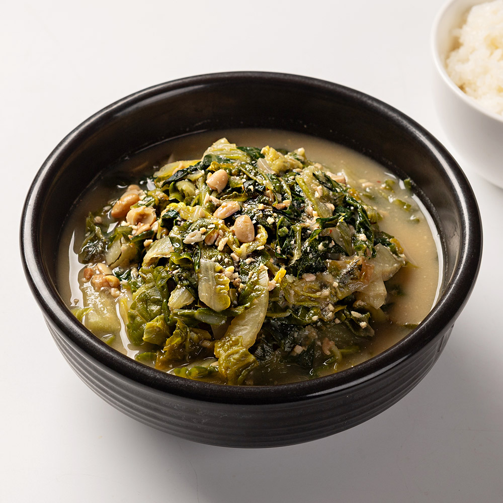 우거지 된장찌개 된장국 캠핑음식 - 상품 이미지