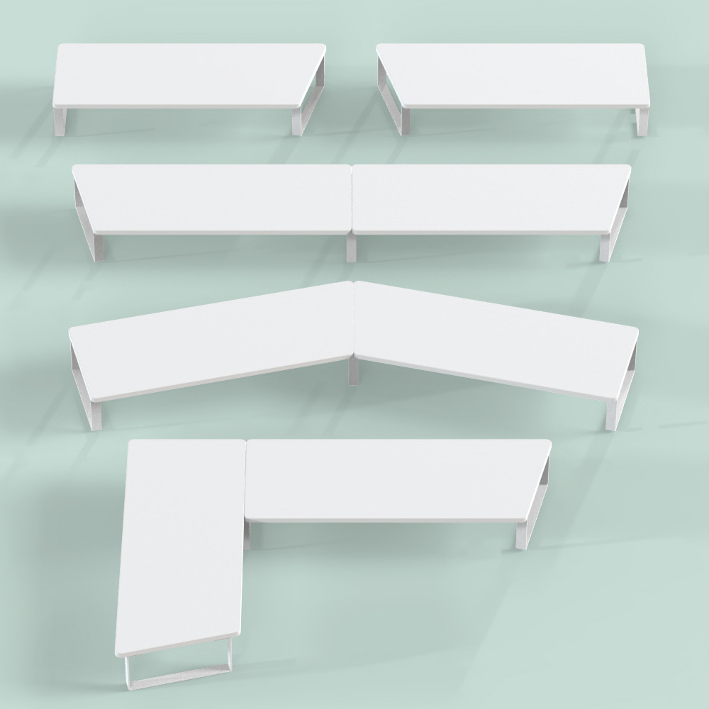 제닉스 아레나 L시리즈 멀티 스탠드 모니터받침대