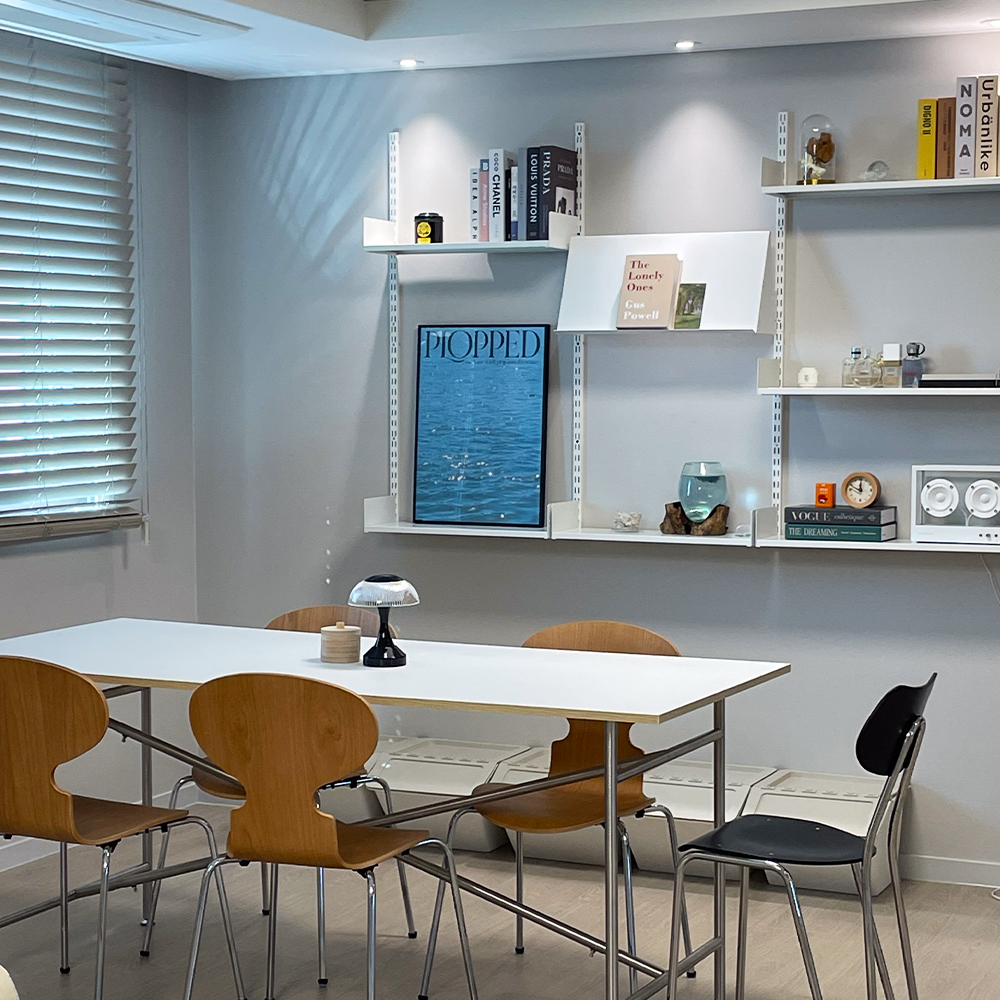 도에르 0004 모듈 시스템 거실 벽 선반 진열대 - 상세 이미지 4