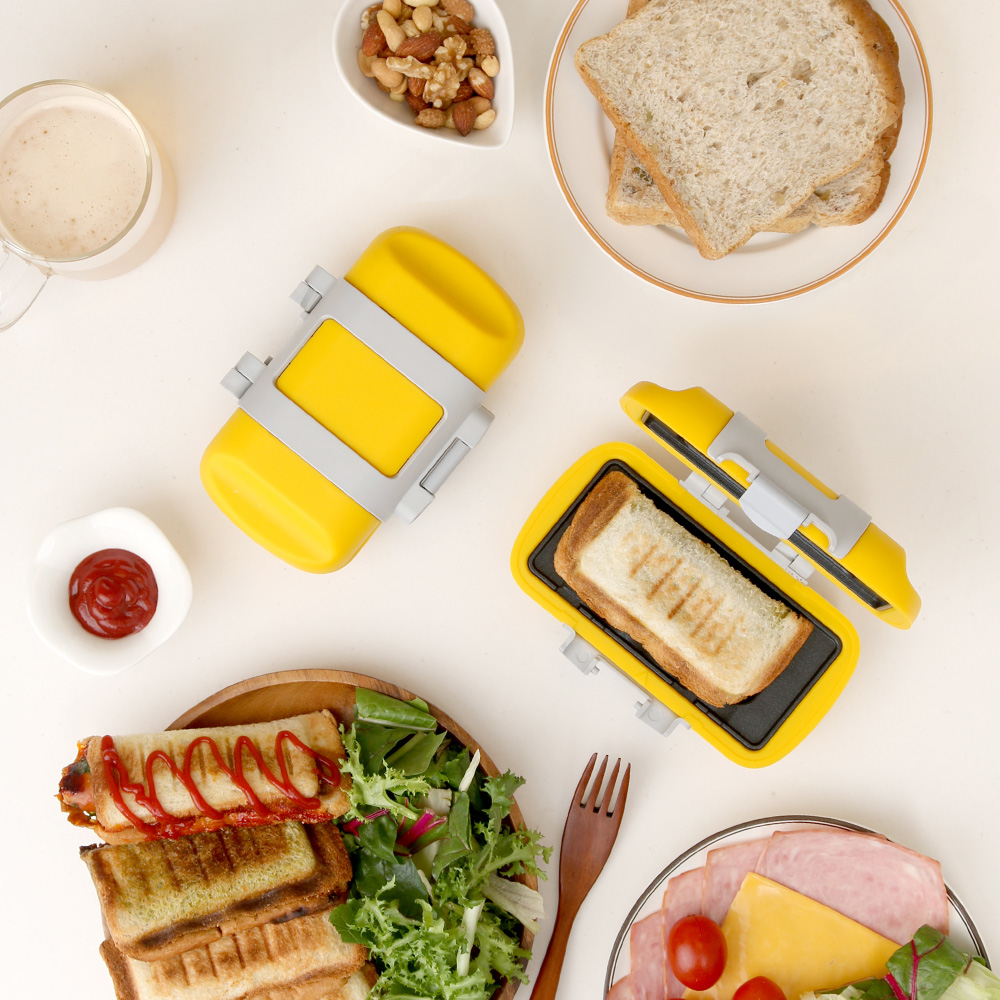 전자렌지 샌드위치메이커 캠핑 토스트 브런치 간식 만들기