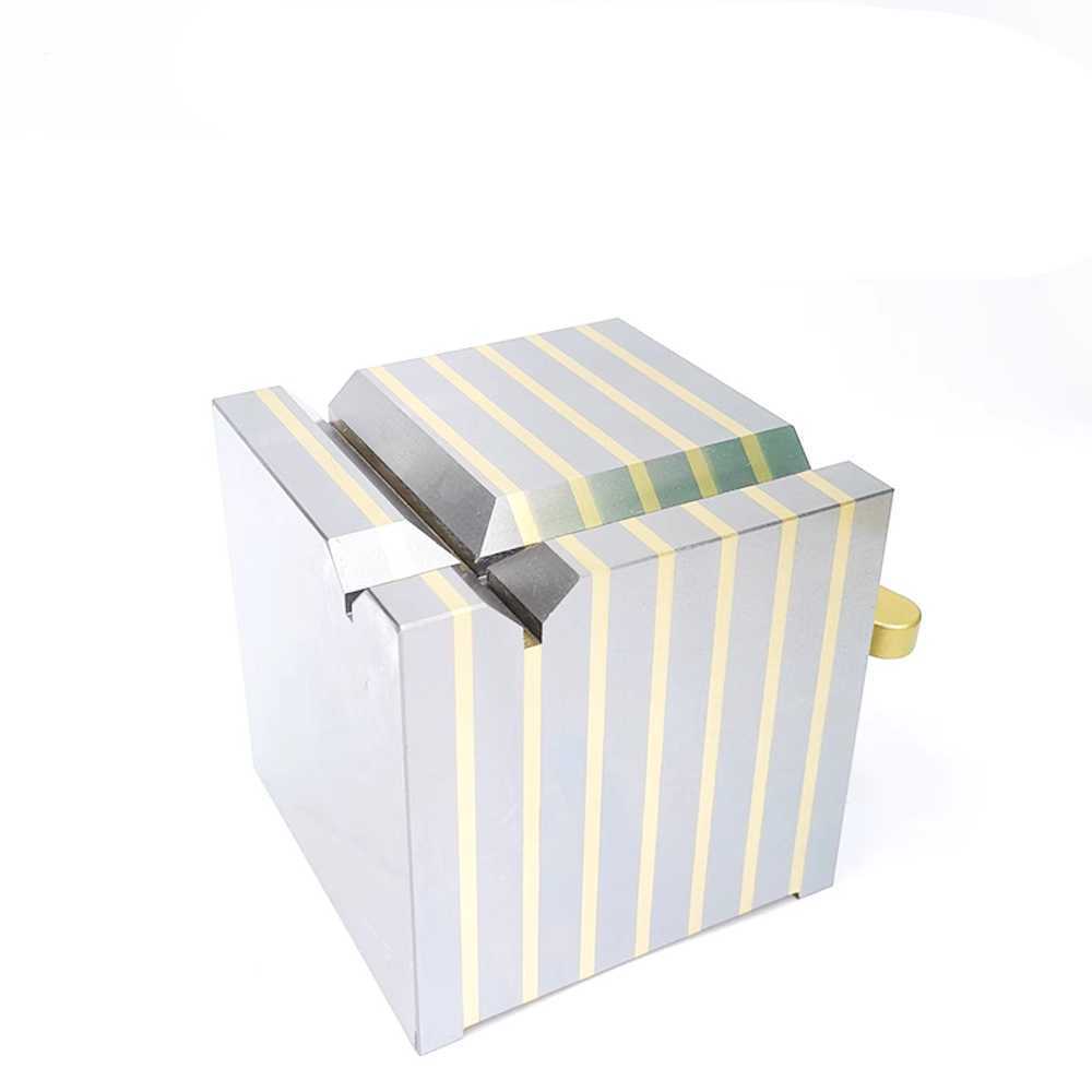마그네틱 V블럭 사각 커팅 자석 고정 정밀 가공 지그 100x100 (0.005-0.008) - 상세 이미지 4