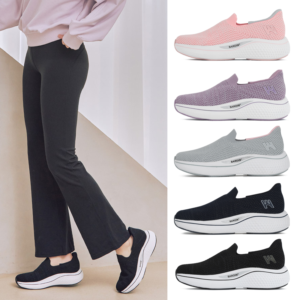 손 안 대고 신는 바로인 매직업 여성슬립온 여자스니커즈 발편한운동화