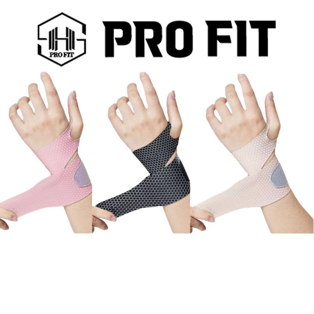 PROFIT Store 프로핏 손목보호대 TFCC 얇은 스포츠 골프 테니스 아대 Black 건초염