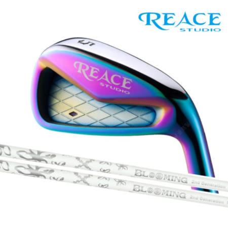 레아스 스튜디오 초고반발 여성 중공 아이언 7-PW A S 6i 탱크 블루밍 샤프트