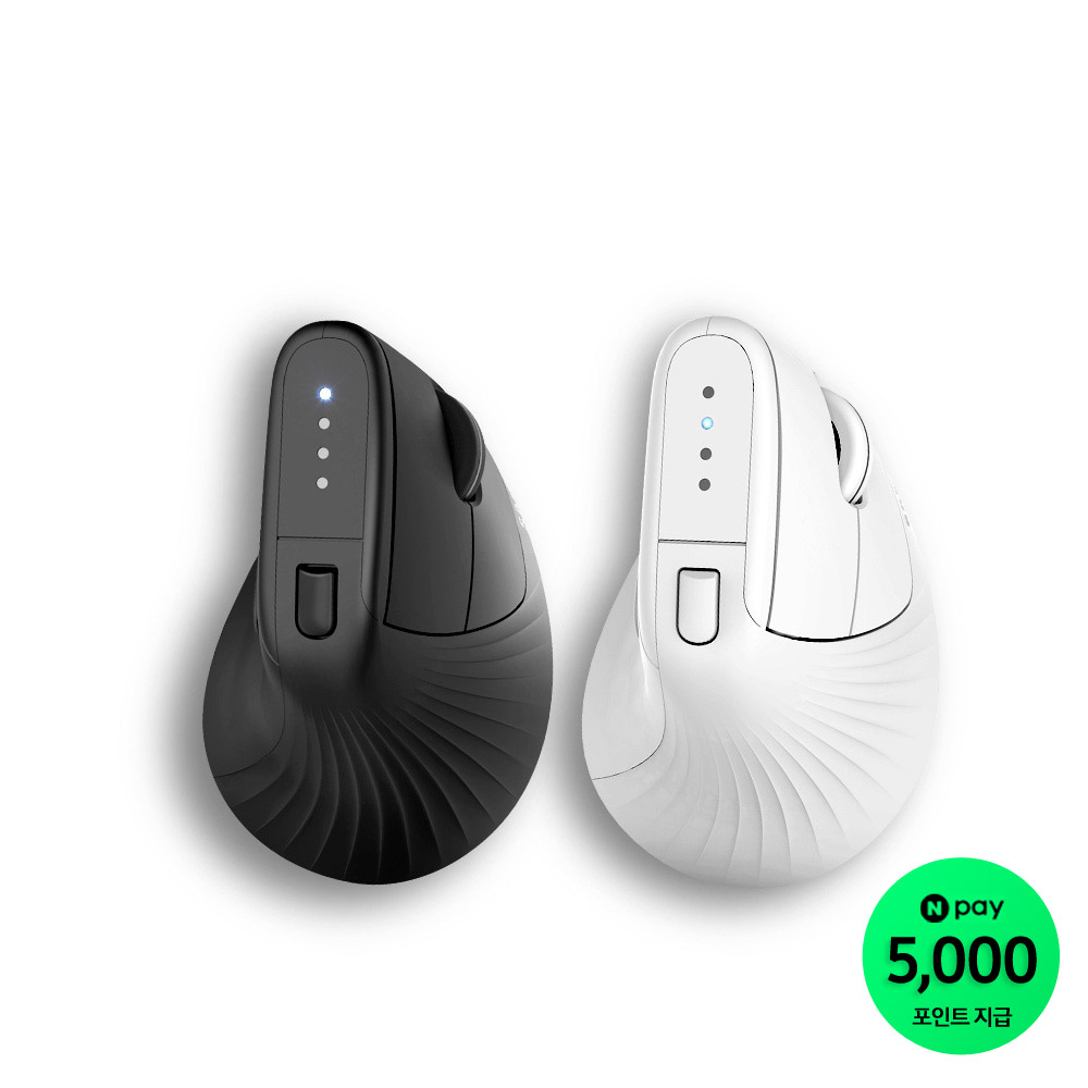 삼성전자 무선 버티컬 마우스 SM-M1300Q 저소음 블루투스 멀티페어링 블랙