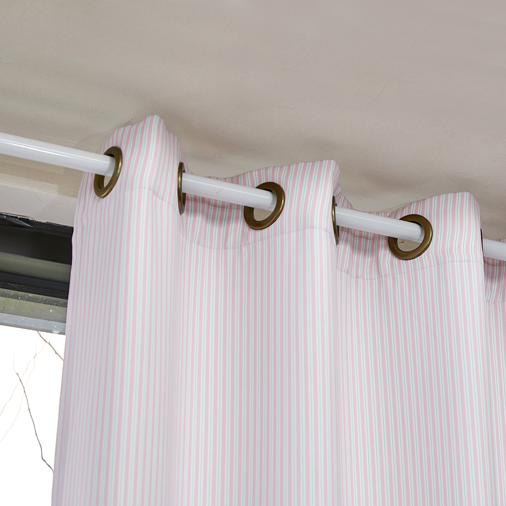 캔디롤 3중직 아일렛 화이트 암막커튼 2장 135x170