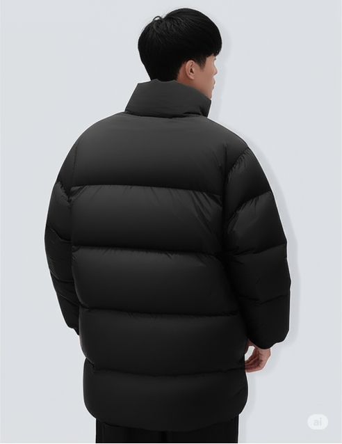 블랙야크 bcc라인 남성 퍼텍스 멀티포켓 퀼팅 오리털 롱다운 벤치다운 패딩점퍼 - 상세 이미지 2