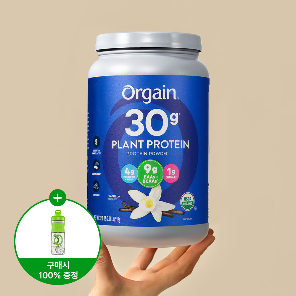 [고함량] 올게인 유기농 식물성 단백질30g 바닐라, 912g, 1개