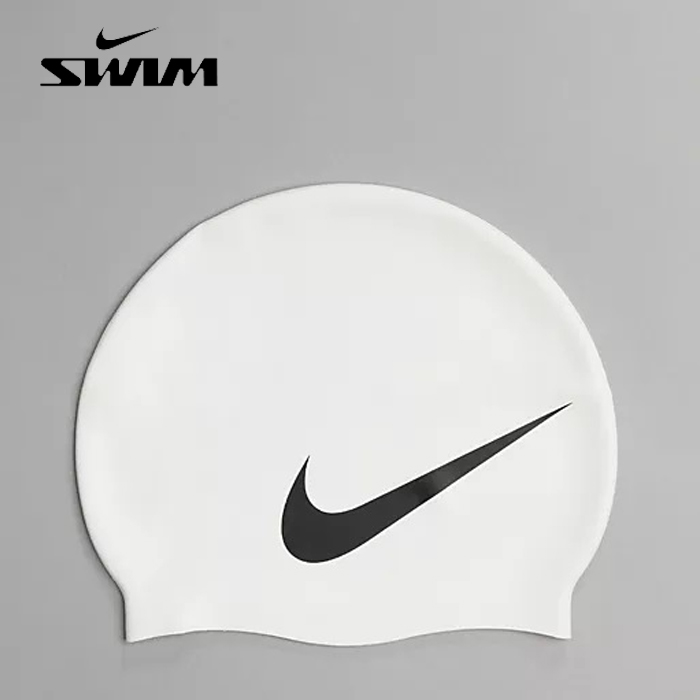 나이키스윔 빅스우시 솔리드 실리콘 수모 화이트 - 상품 이미지