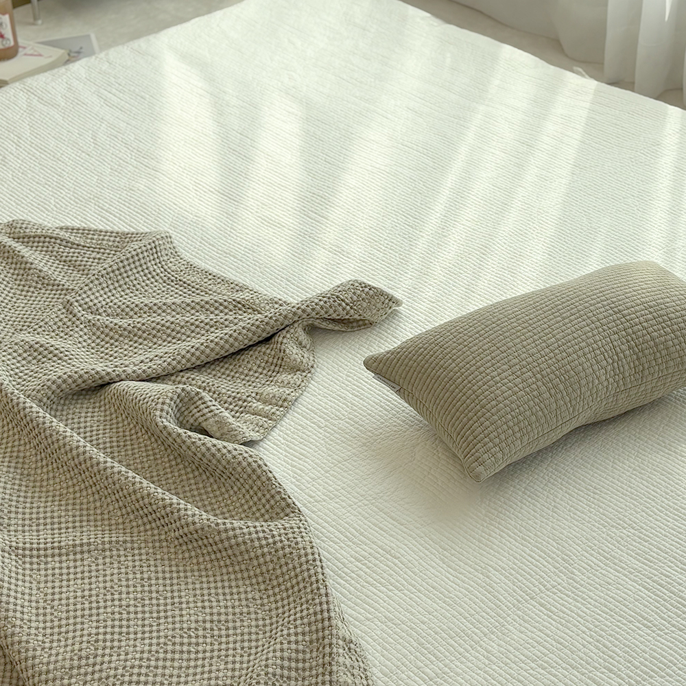 한스갤러리 줄누비 이불 바닥 요 매트 패드 세트 요매트 솜포함 MS