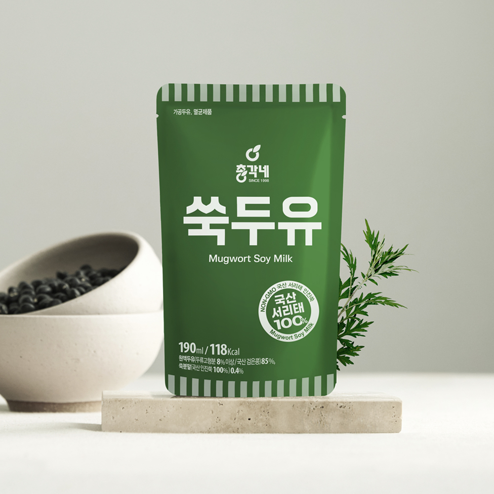 총각네 국산 귀족 서리태 무가당 두유 40포 고단백 고칼슘 임산부 무설탕 콩물 이미지 2