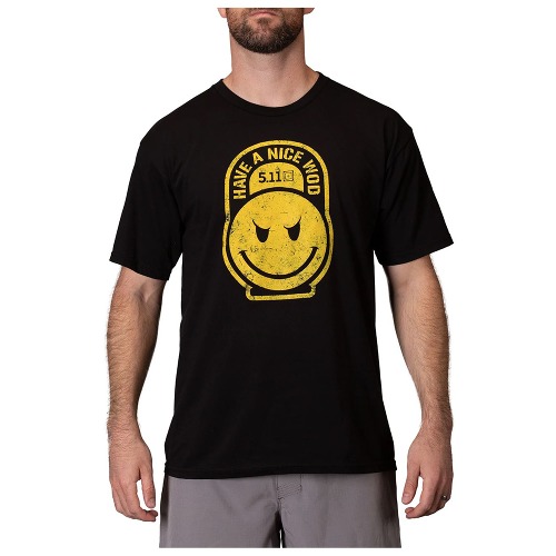 5.11 택티컬 해브 어 나이스 우드 티 (블랙) - Have A Nice Wod Tee (Black) - 상세 이미지 4