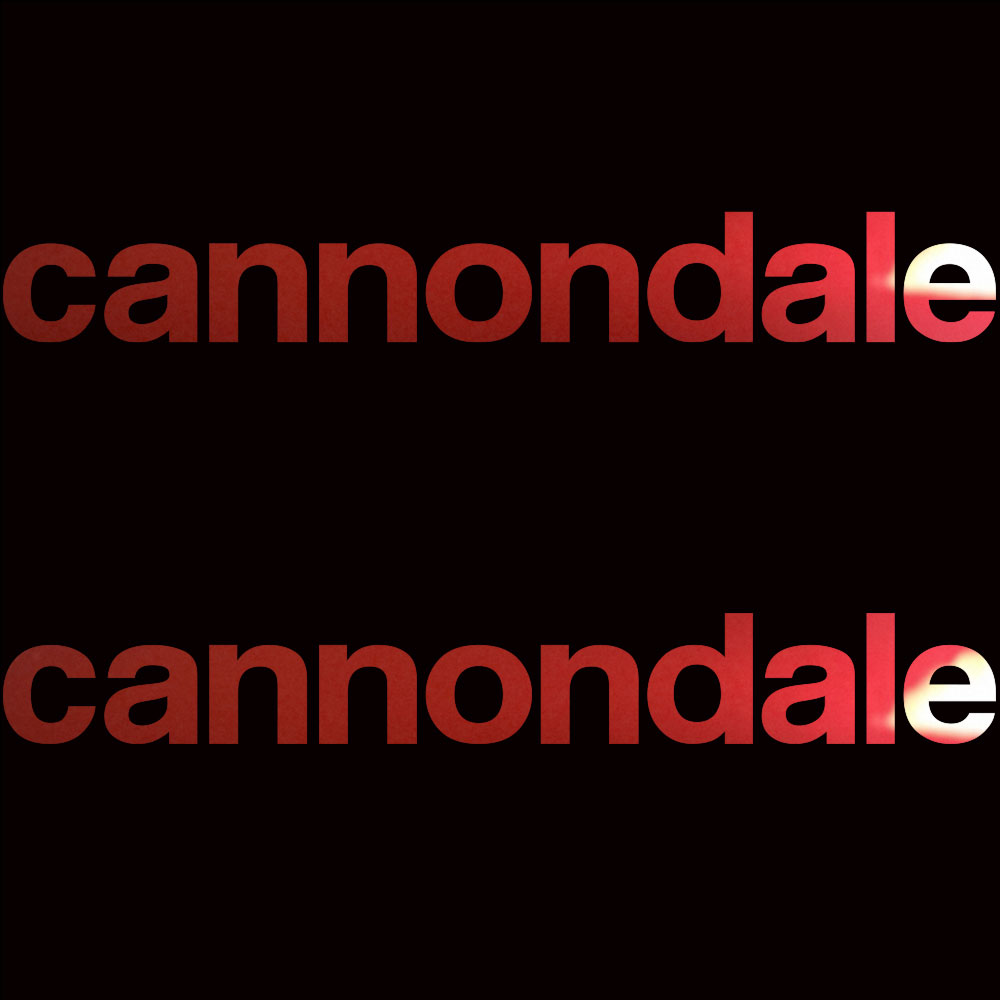 캐논데일 cannondale 로드 자전거 New(신형로고) 데칼 스티커 싱글 세트(1set 2개) - 상세 이미지 3