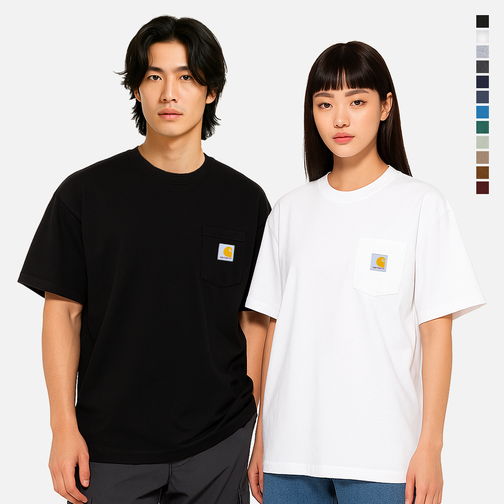 칼하트 헤비웨이트 포켓 반팔티