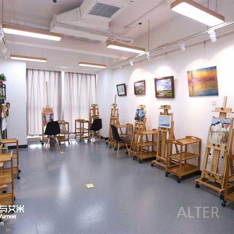 이동식 이젤 대형 원목 작업대 접이식 스탠드 나무 드로잉 자작나무 유화 화판 - 상세 이미지 3