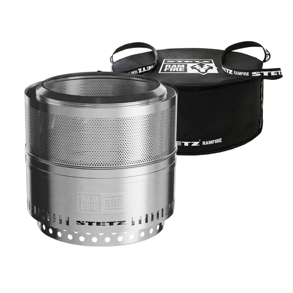 스테츠 램파이어 500 캠핑 화로대 메쉬망 감성 불멍 휴대용 바베큐그릴