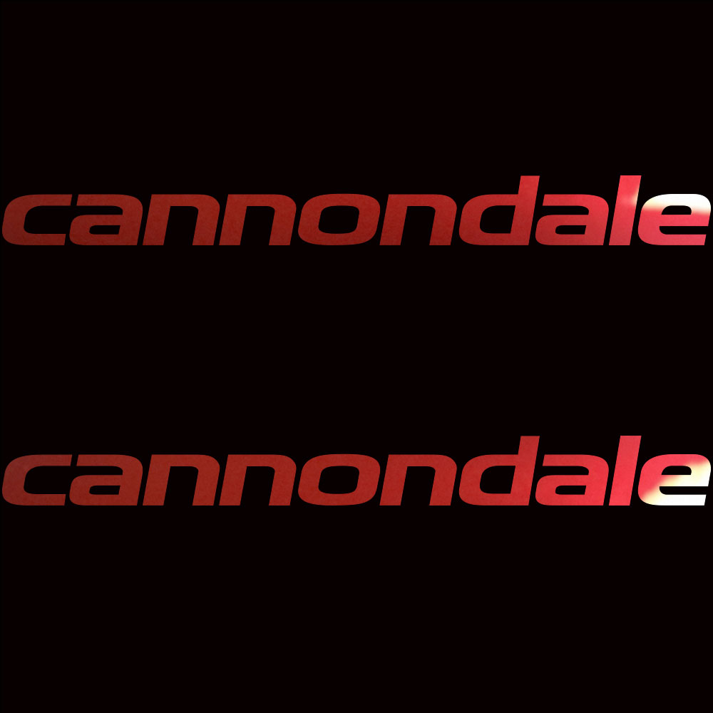 캐논데일 cannondale 로드 자전거 old(구형로고) 데칼 스티커  싱글 세트(1set 2개) - 상세 이미지 2