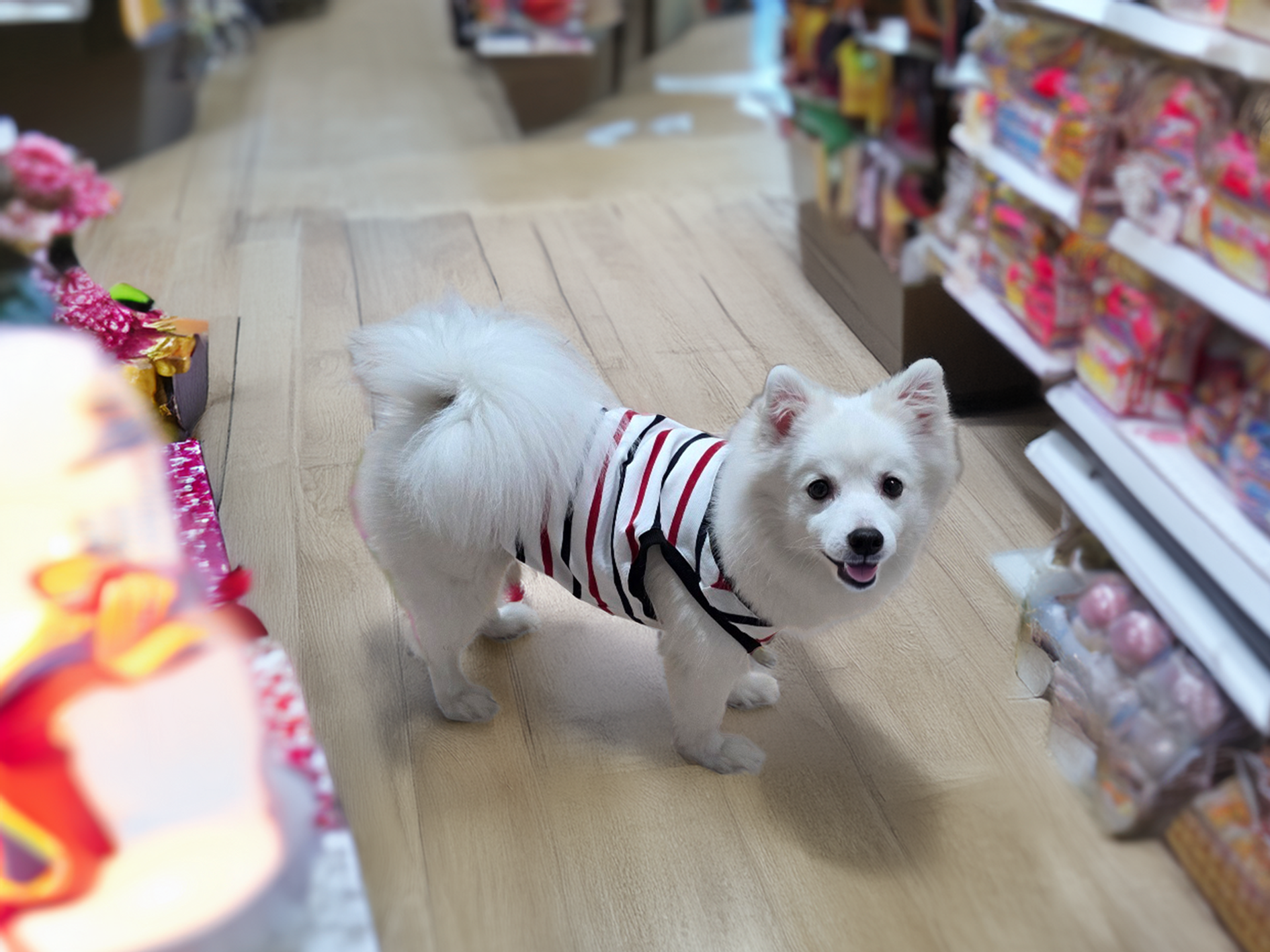 강아지 반려견 옷 여름 스트라이프 민소매 강아지 티셔츠 소형견 산책룩 - 상세 이미지 3