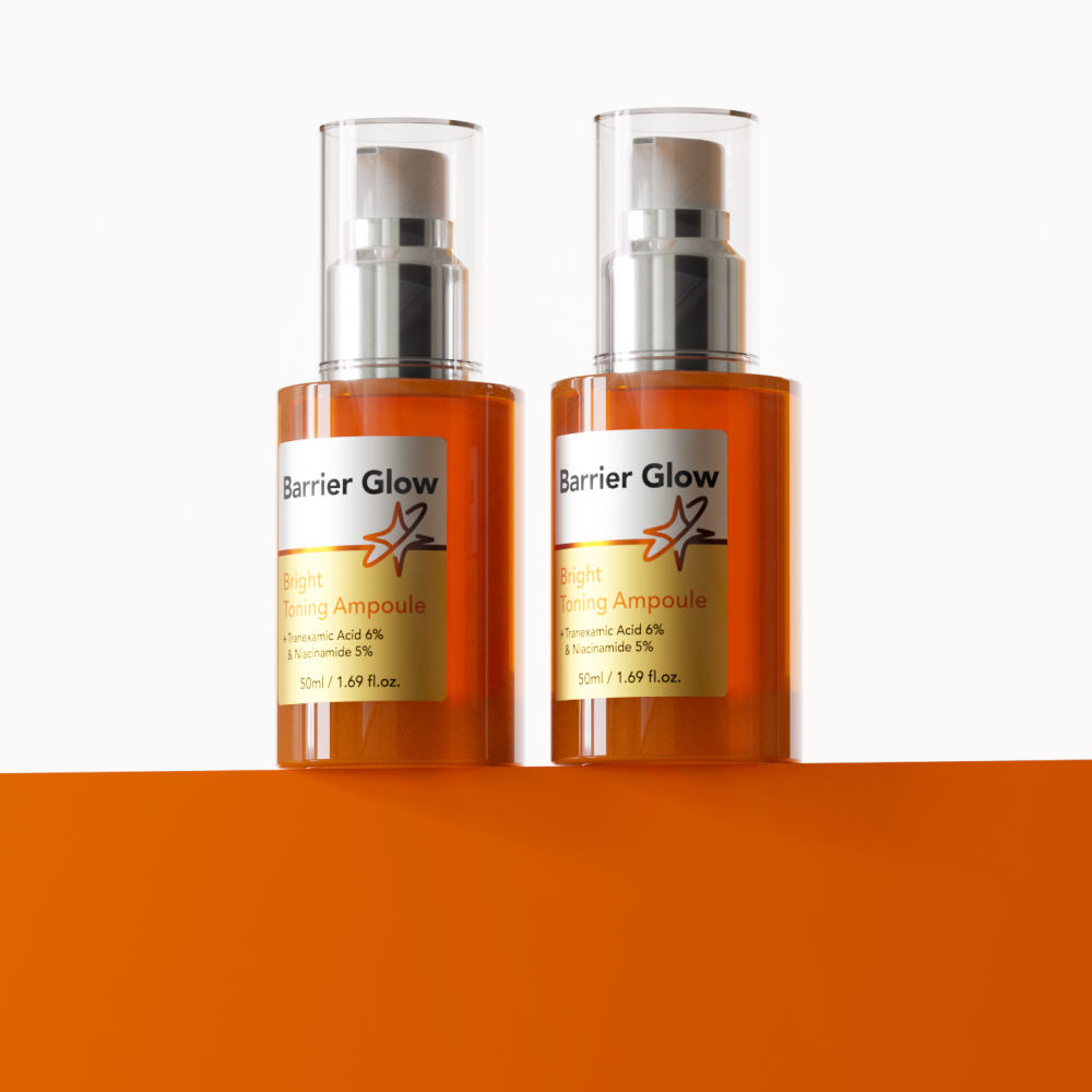 배리어글로우 나이아신아마이드 미백 기미잡티 개선 광토닝 앰플 50ml + 10ml - 상세 이미지 5