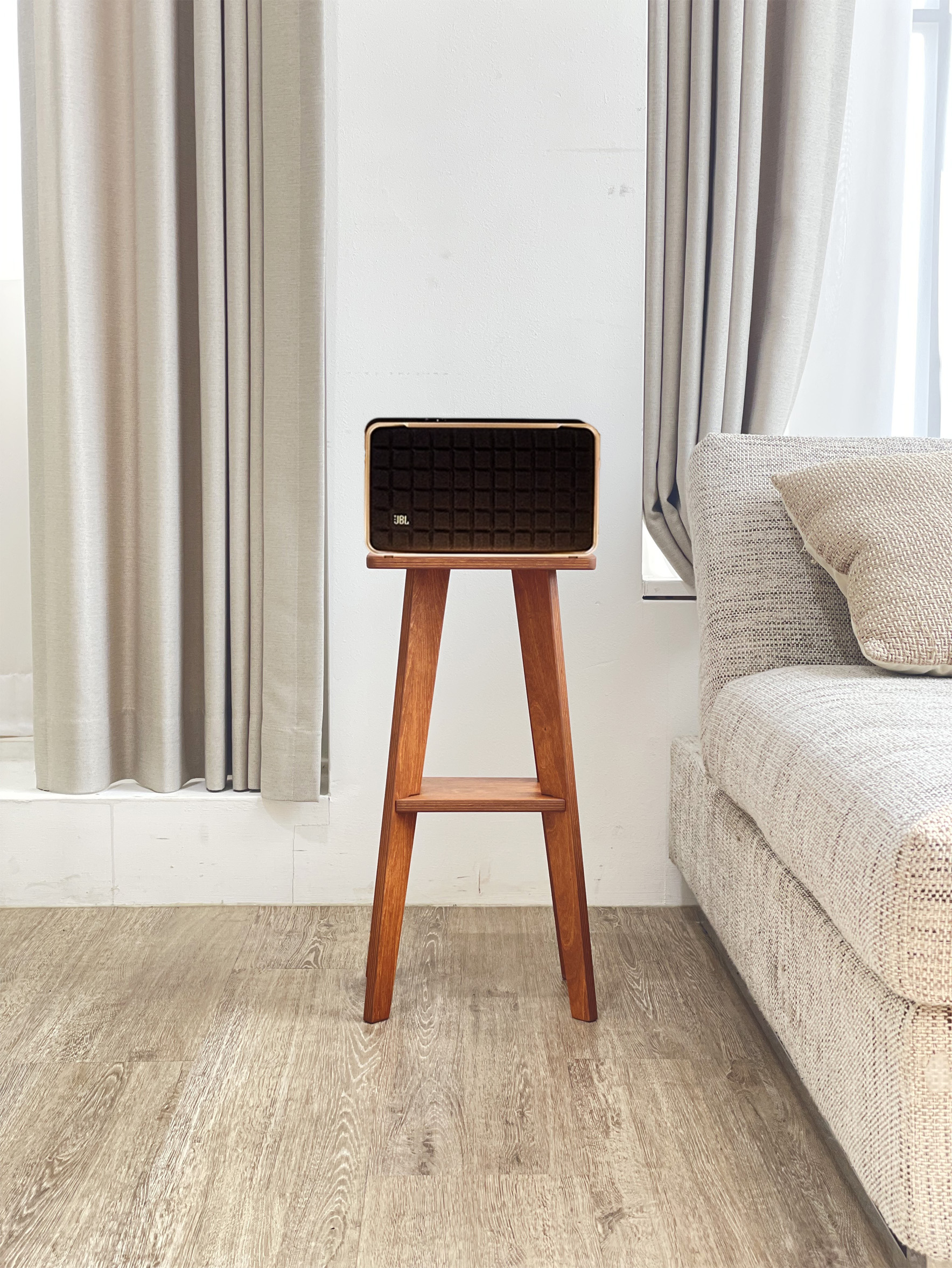 양장박웍스 JBL 어센틱 200 스피커 스탠드 전용 받침대 Authentics 200 거치대 - 상품 이미지