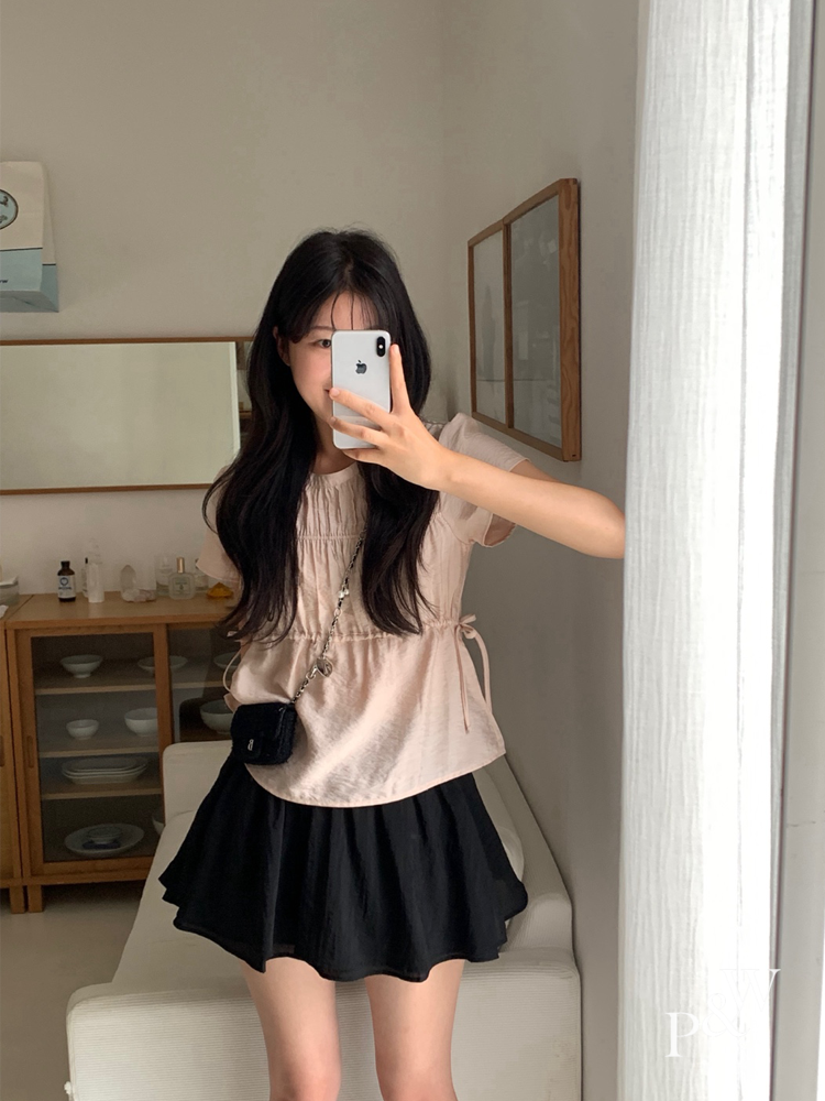 [MADE] 피날레 리본 블라우스 - 상품 이미지