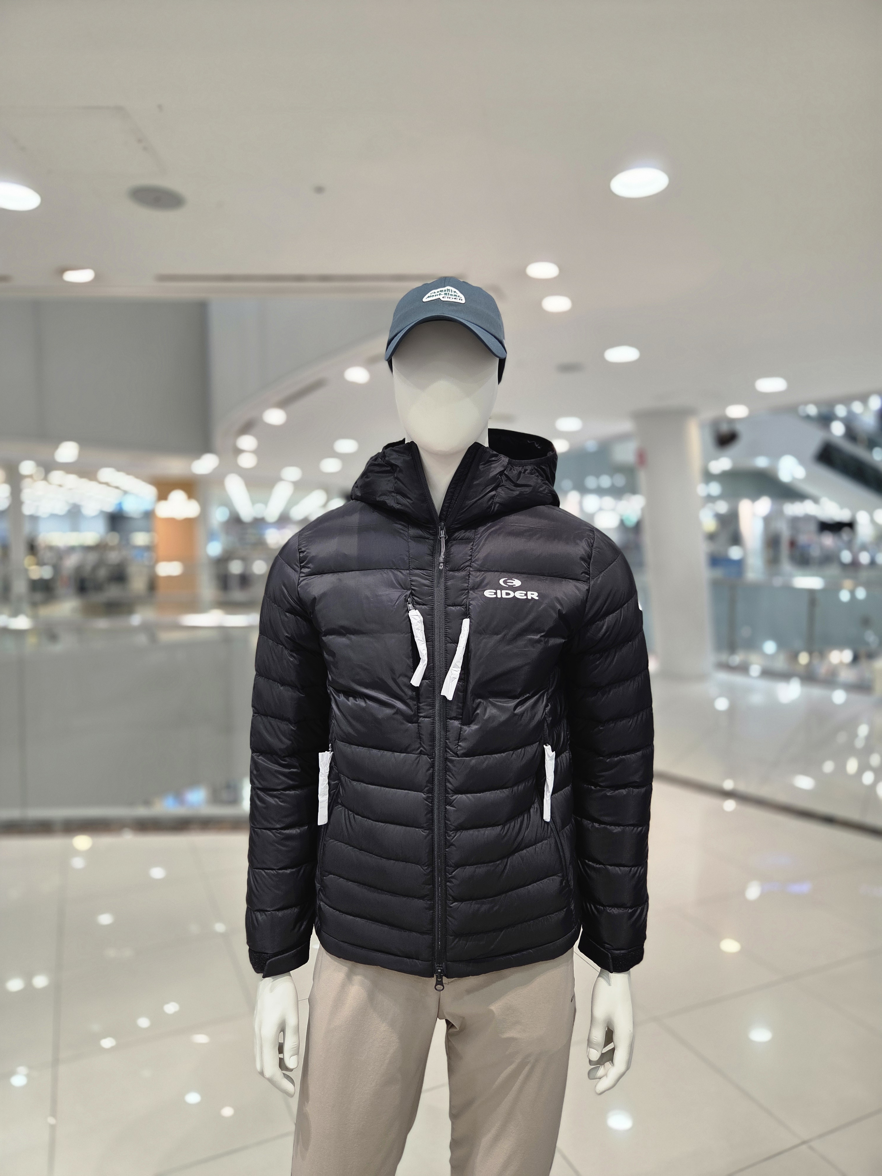 아이더 남성 경량패딩 헝가리구스 다운 후드자켓 헤리티지 MW24531