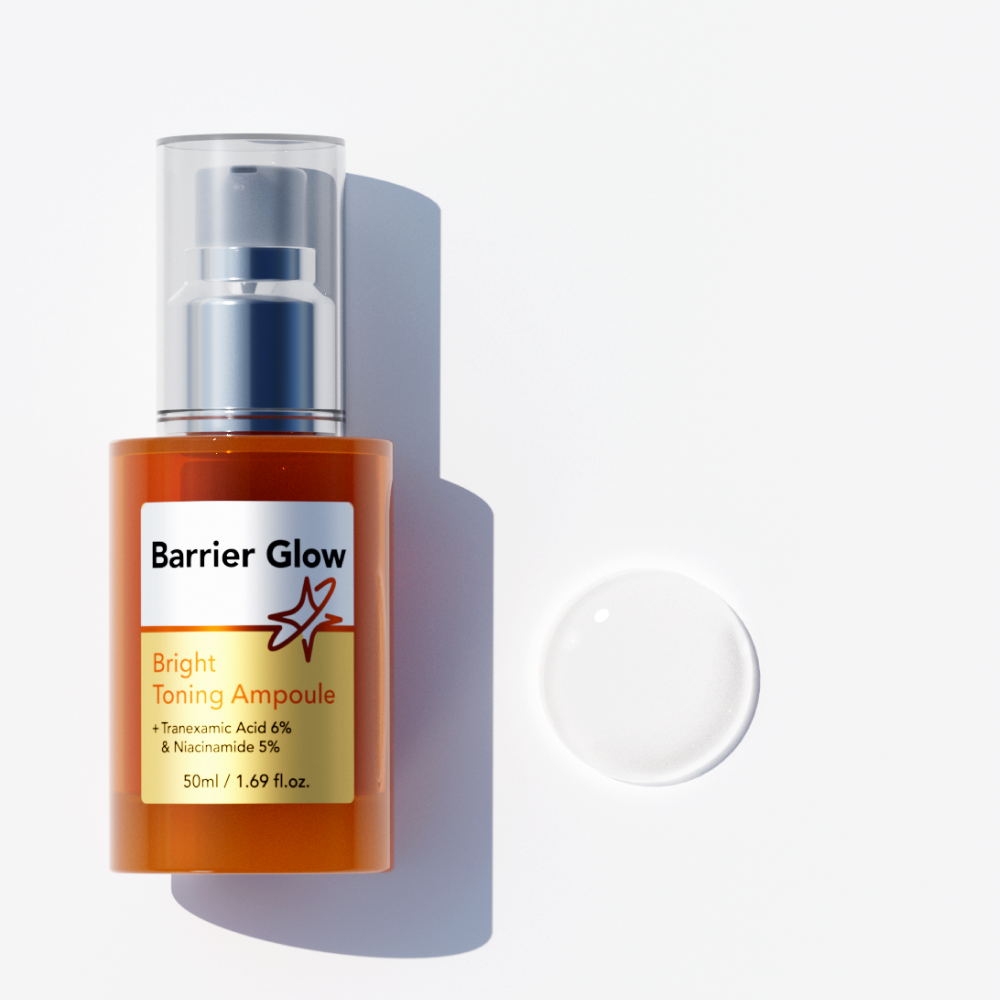 배리어글로우 나이아신아마이드 미백 기미잡티 개선 광토닝 앰플 50ml + 10ml - 상세 이미지 3