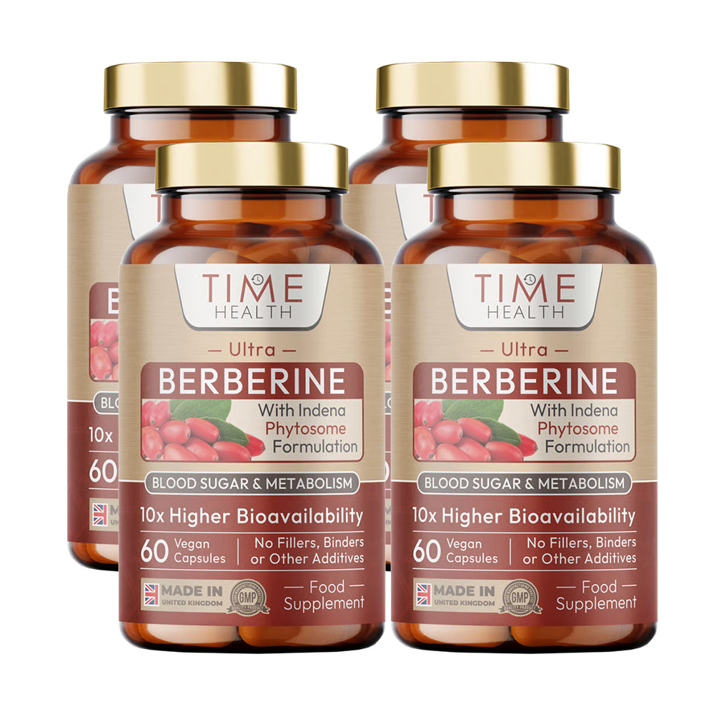 타임헬스 파이토좀 베르베린 1000mg 영국산 베르베비스 파이토솜 60캡슐, 4개 제품 이미지