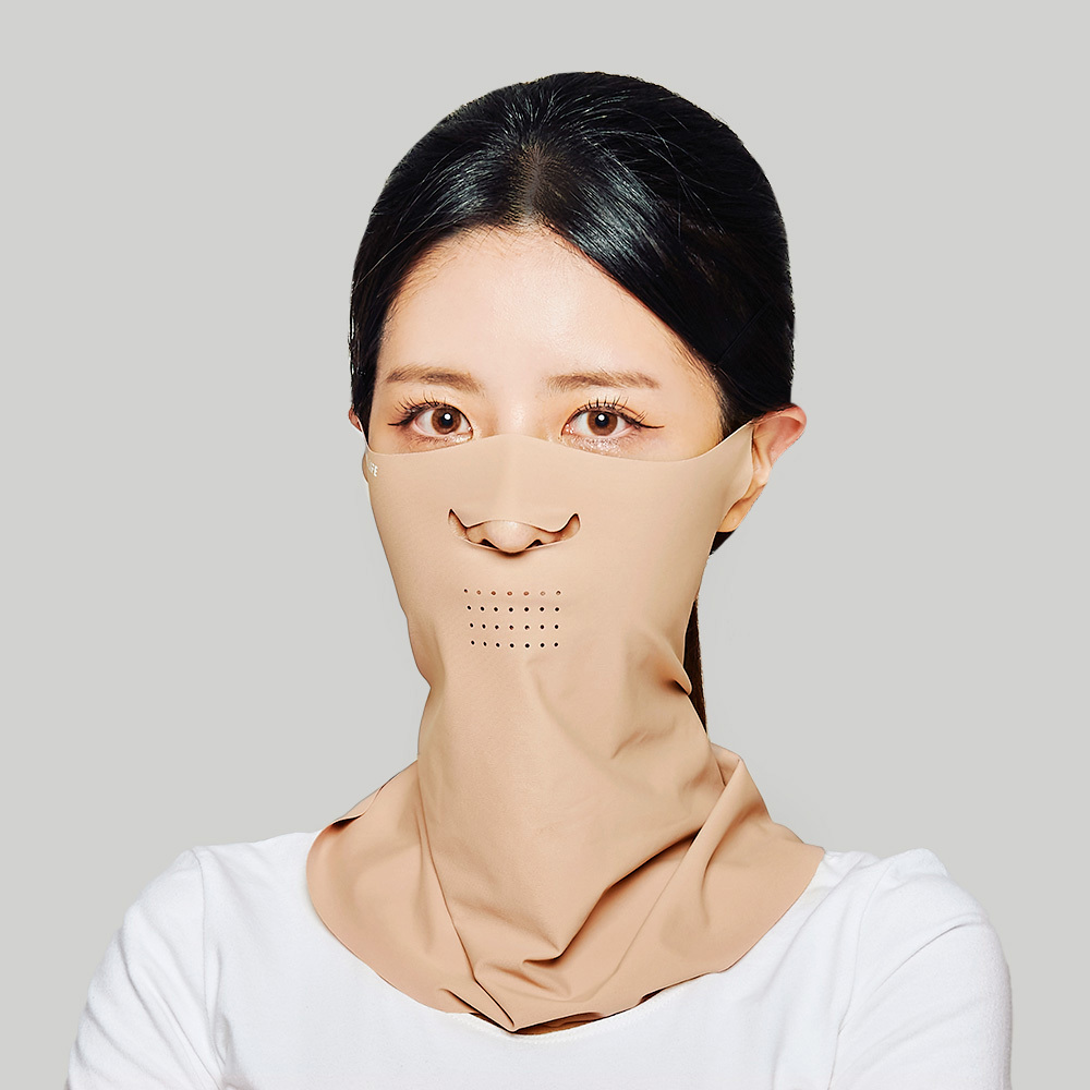 노멀라이프 자외선차단 스포츠 러닝 골프 마스크 UV 쿨링 햇빛가리개 베이직 스킨 귀걸이형 S/M