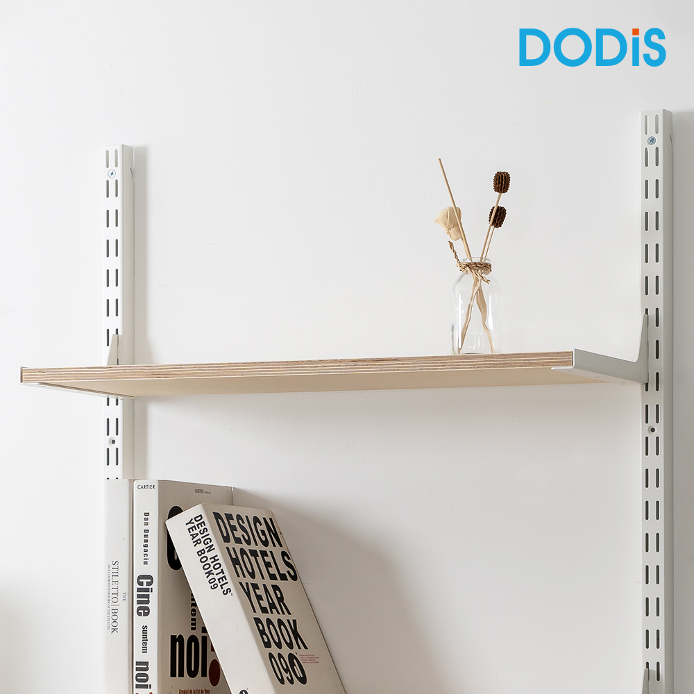 모듈 시스템 벽선반 벽걸이 선반 자작나무 인테리어 거실 주방 세탁실 기둥 900mm