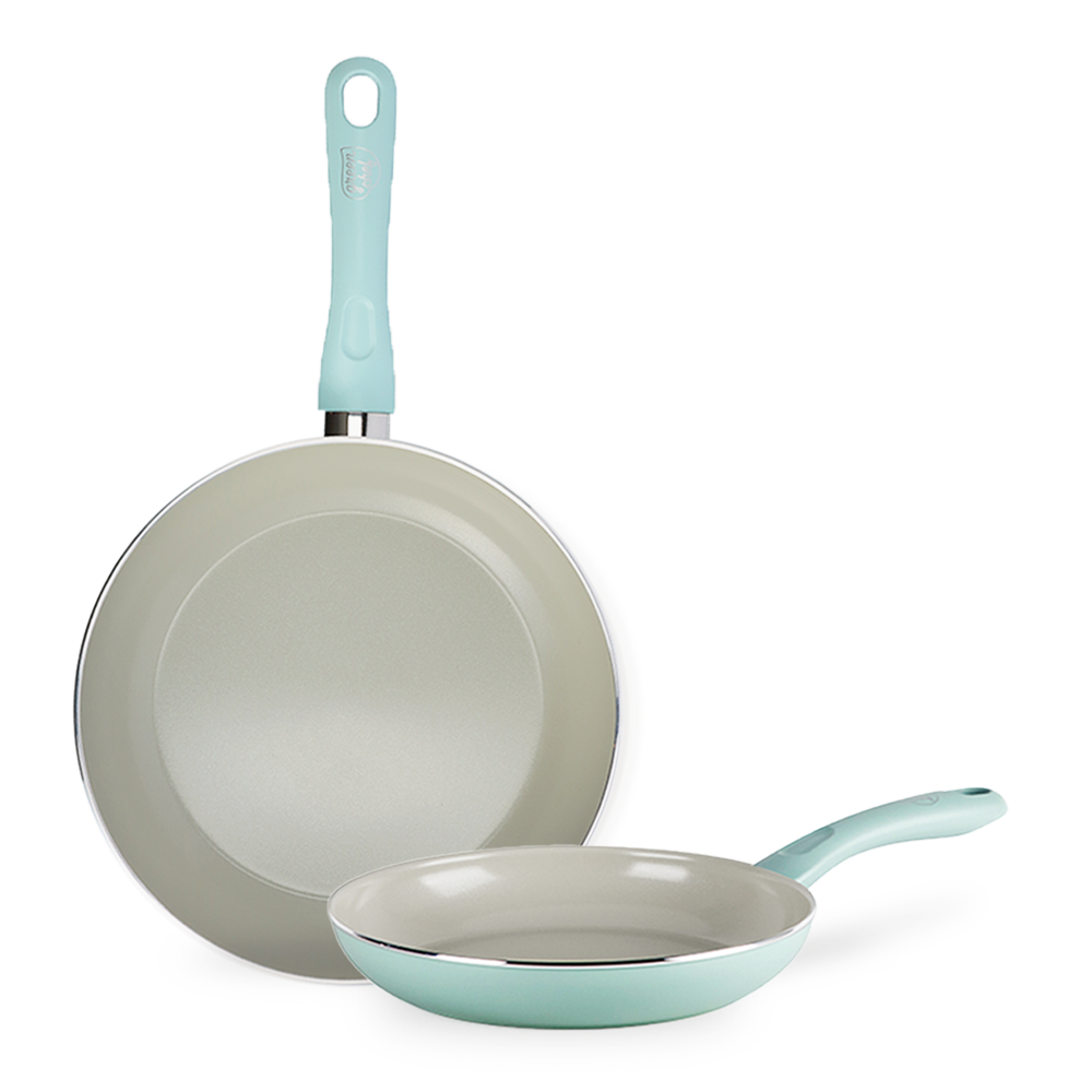 그린팬 샌드스톤 세라믹코팅 인덕션 깊은 딥 프라이팬 2종세트 20+28cm