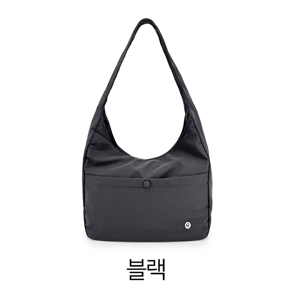 가벼운 나일론 미디엄 숄더백 대학생 여대생 직장인여성출근가방 경량 중간크기 미들 천가방 - 상세 이미지 2