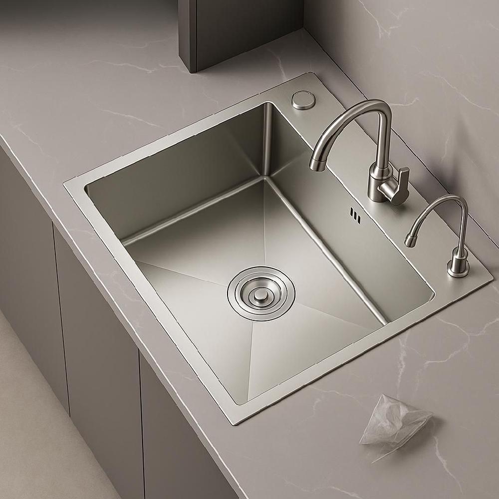 스텐 사각싱크볼 600 교체 탕비실 주방 싱크대 개수대 A / 600x450 3홀 단품