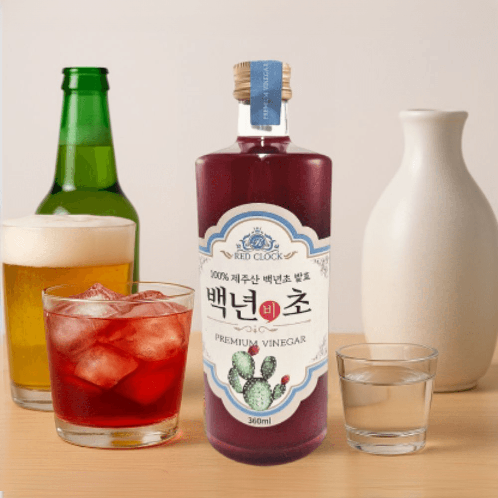 [제주산 유기농 1+1] 레드클락 백년비초 360ml 2병 선물세트 - 상세 이미지 5