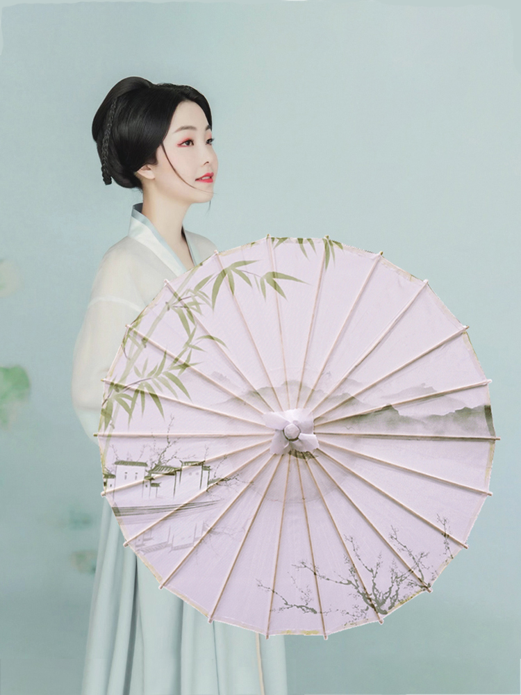 지우산 전통 민속품 수제 빈티지 인테리어 종이 우산 복고풍 촬영장식 1 - 상품 이미지