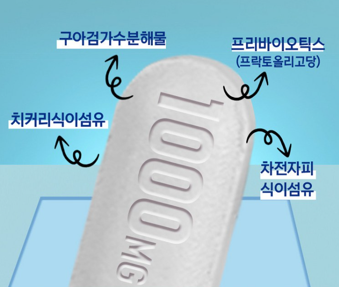 난소화성말소덱스트린 섬유소보충제 식이섬유알약 쾌변 약2달분 - 상세 이미지 5