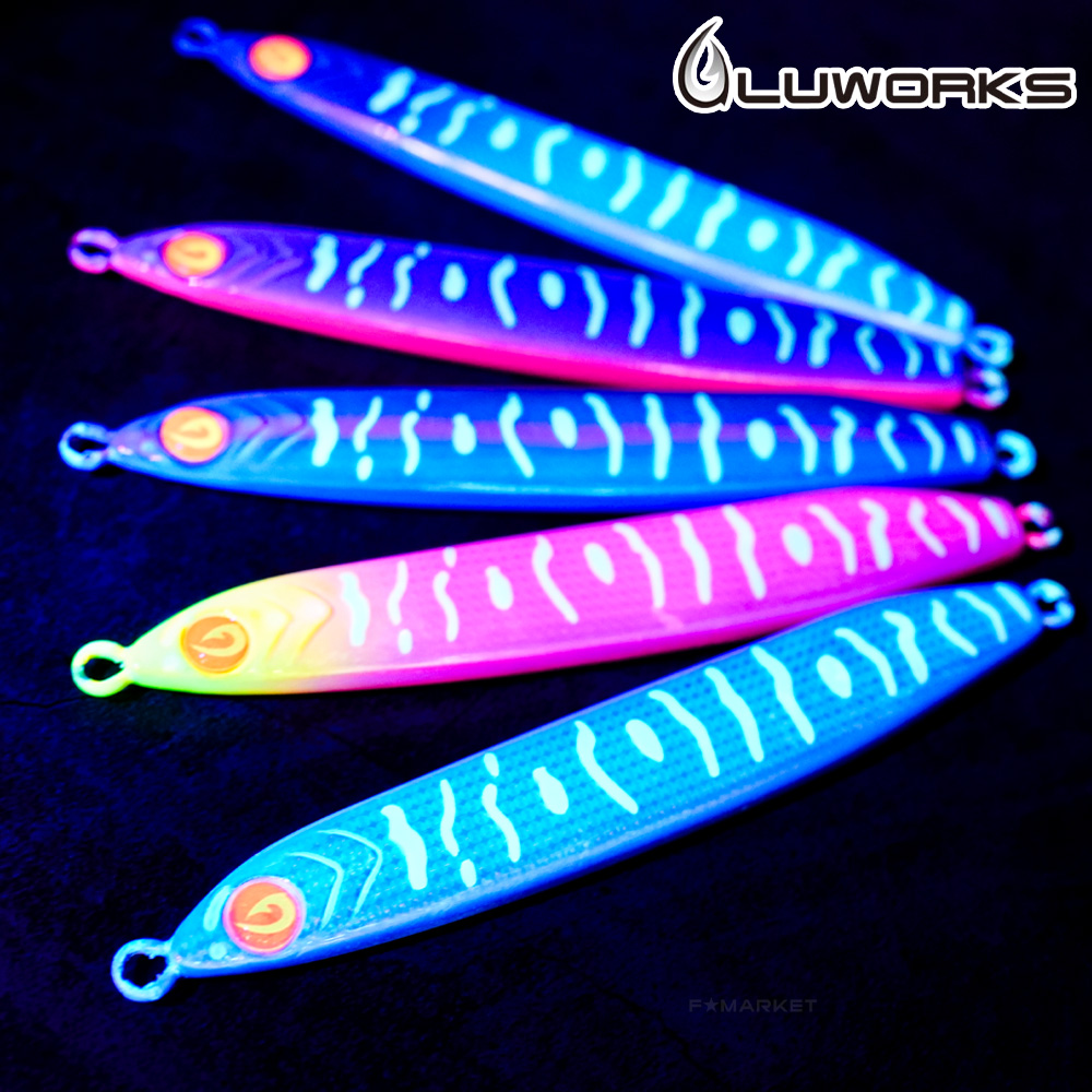 루웍스 LWJ-116 타치마스터 갈치 지깅메탈 UV 축광 갈치메탈 80g 이미지 8