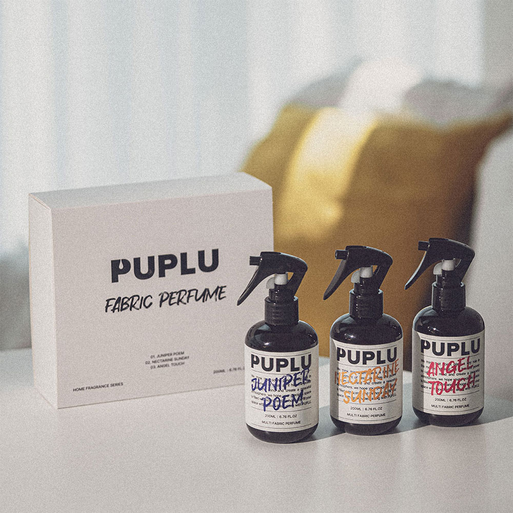 푸플루 섬유 탈취제 니치 섬유 향수 룸스프레이 200ml 선물 세트 드레스 퍼퓸 패브릭 퍼퓸
