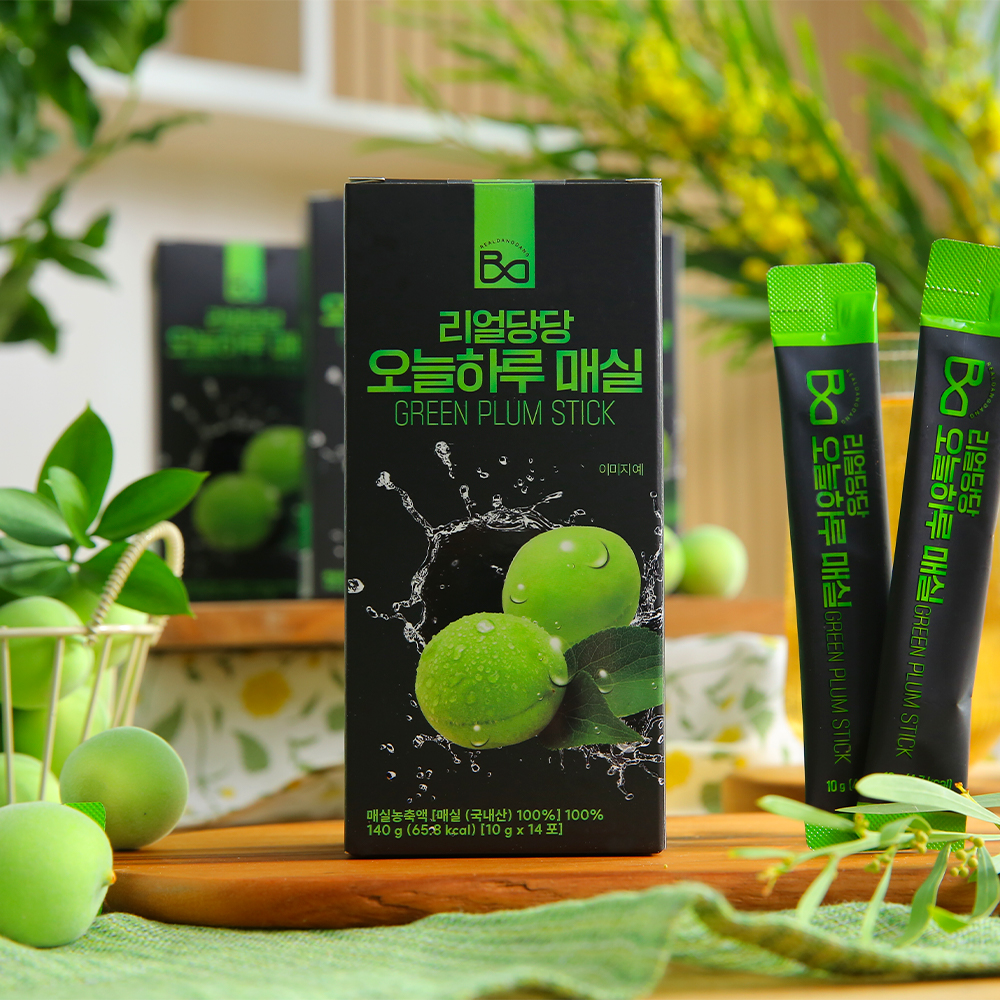 국내산 무설탕 매실농축액 5박스 70포 스틱 매실 농축 100%