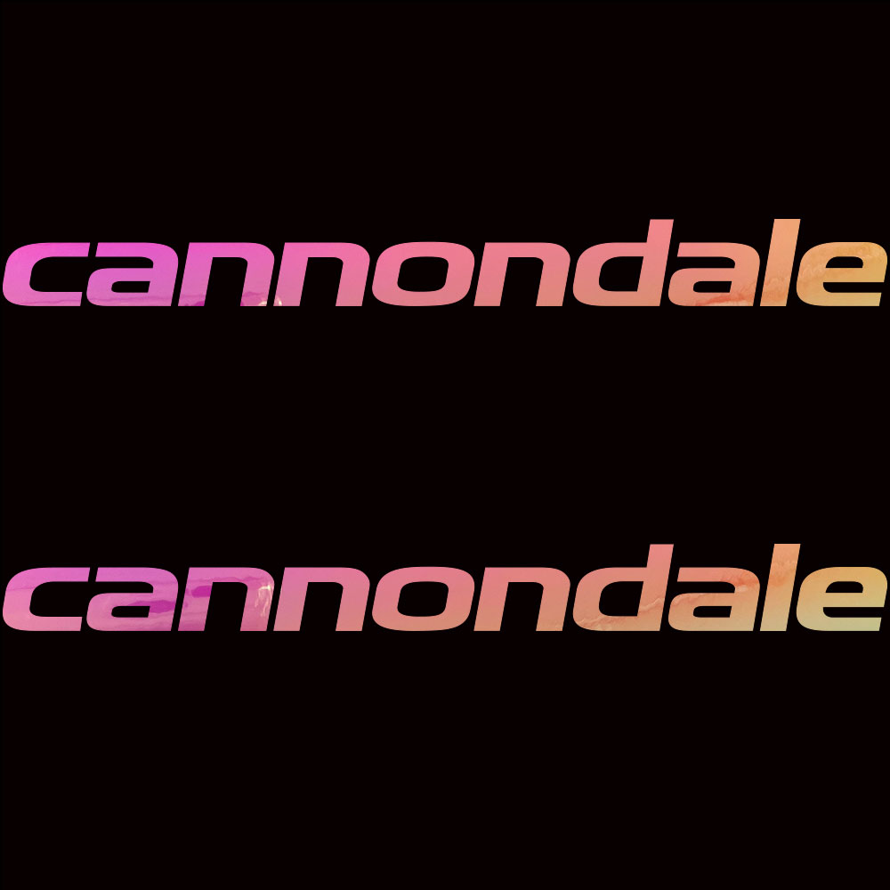 캐논데일 cannondale 로드 자전거 old(구형로고) 데칼 스티커  싱글 세트(1set 2개) - 상세 이미지 3