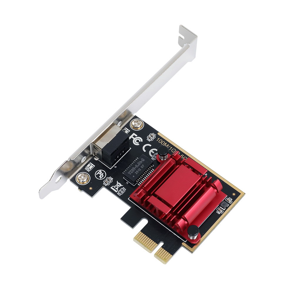 넥시 PCI E 서버랜카드 2.5G 확장 카드 리얼텍 컨트롤러 LP 브라켓 RJ45 - 상세 이미지 3