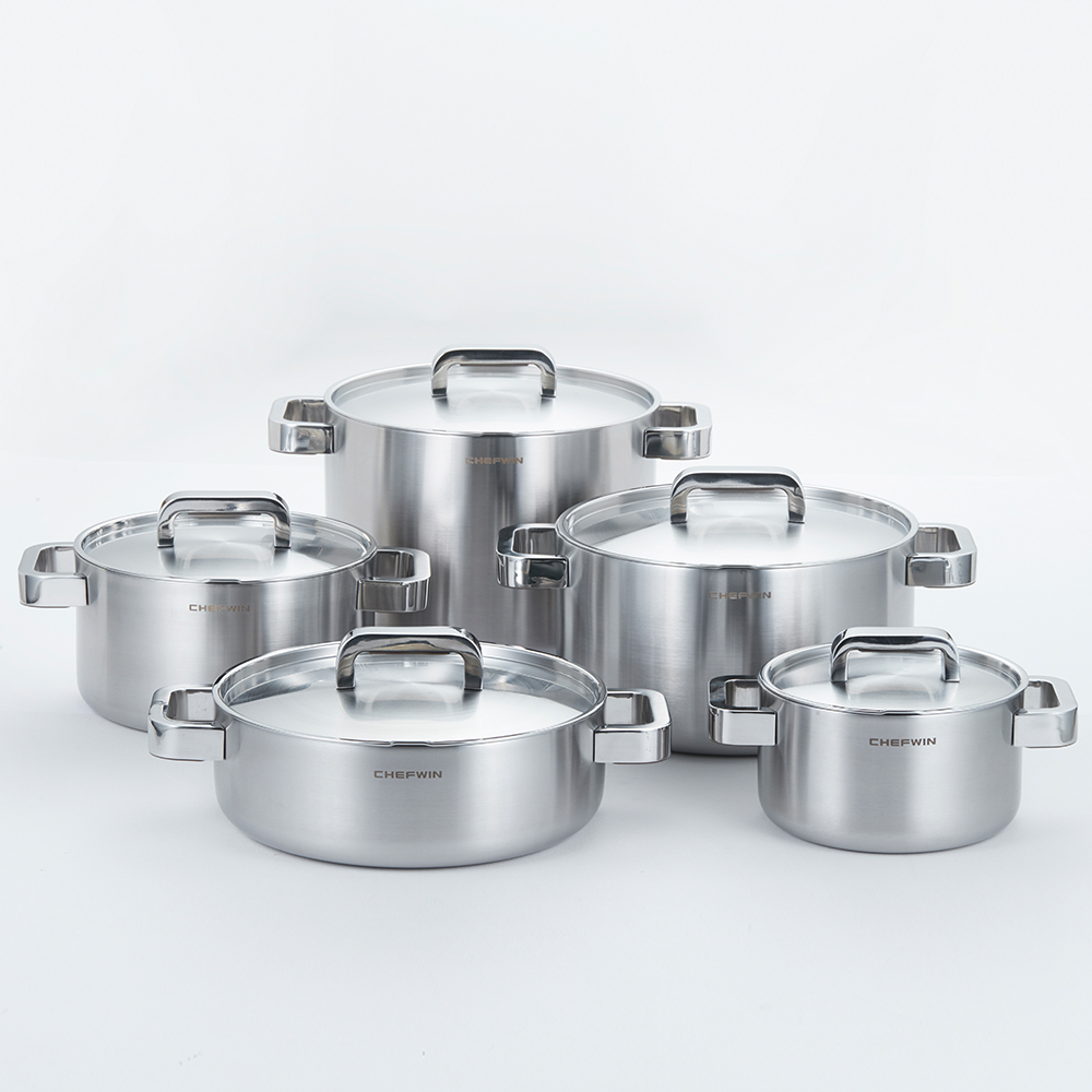 쉐프윈 316 통5중 스텐 냄비세트 5종