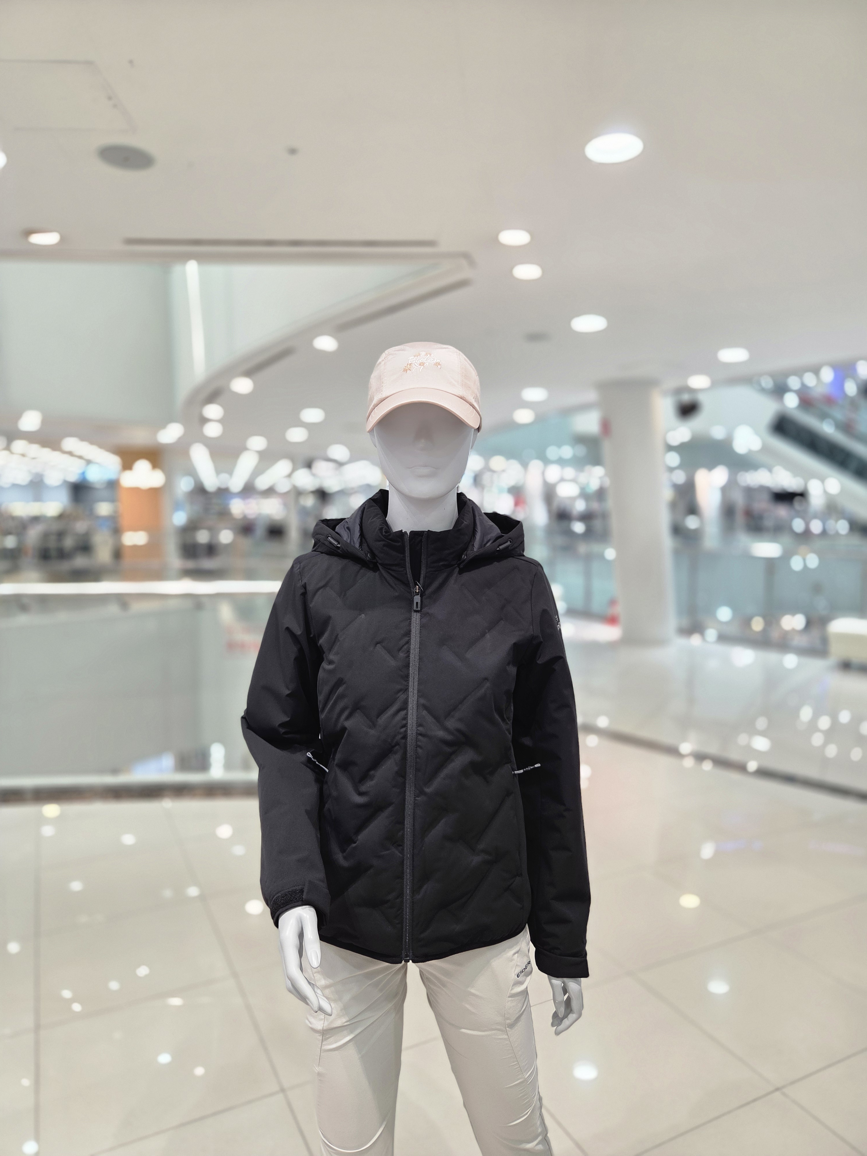 아이더 여성 경량다운 자켓 기능성 후드패딩 WW24504