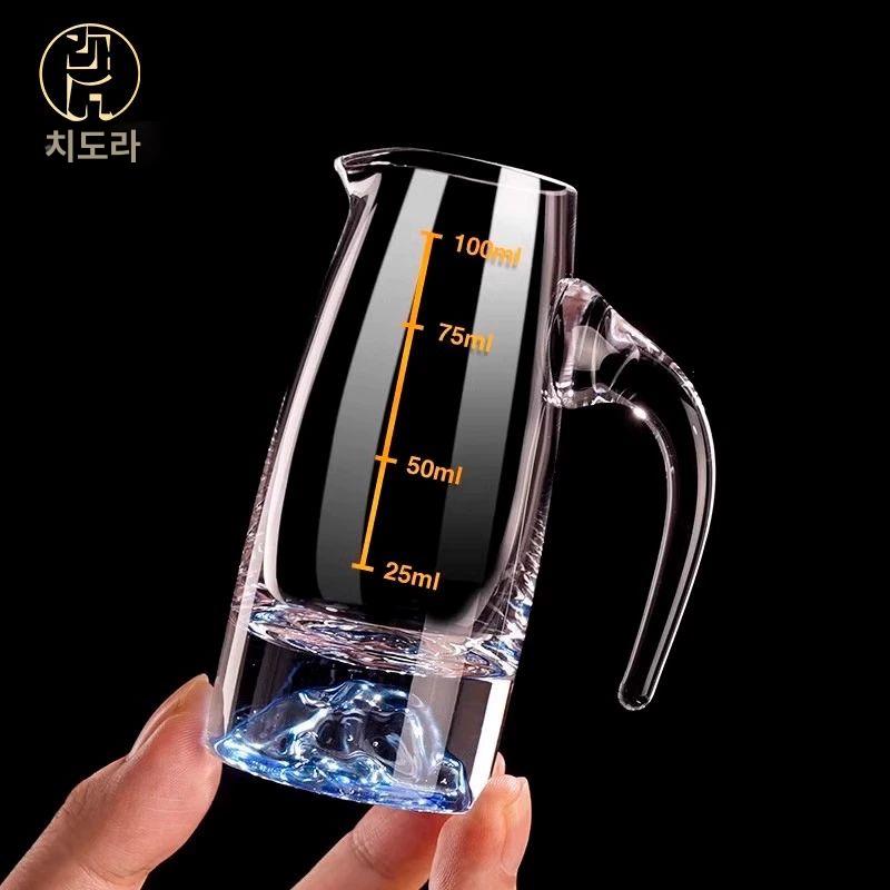고량주잔 고급 술잔세트 백주잔 백주 중국술 수정방 1주전자 6컵 100ml A - 상세 이미지 3