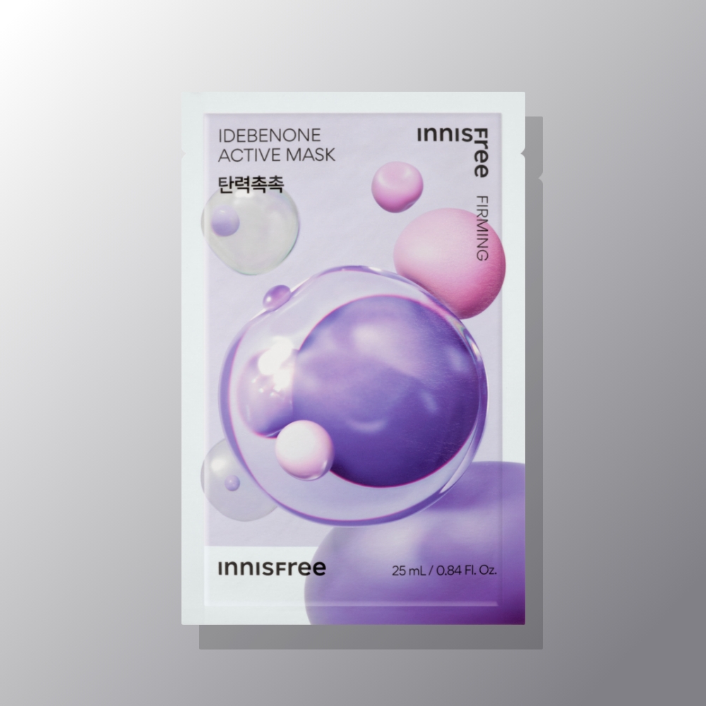 이니스프리 액티브 마스크 이데베논 [탄력촉촉] 25mL 1매, 1개 솔직 후기 | 피부 타입별 분석 - 대표 이미지